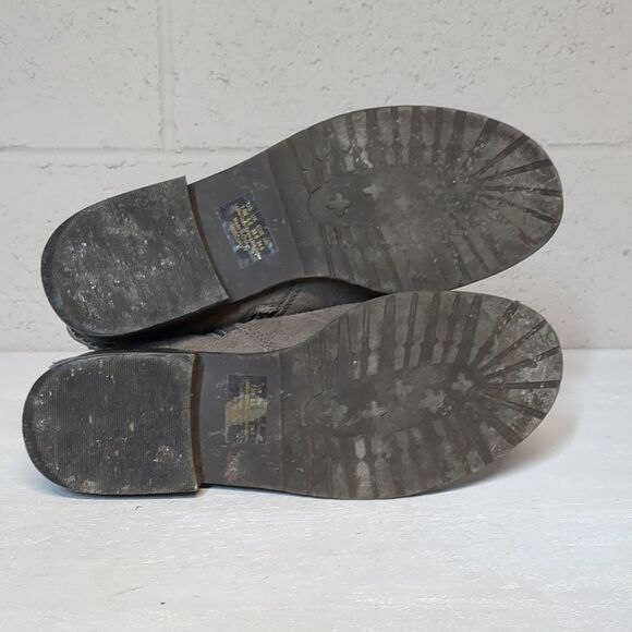 Fergie Mercury Studded Moto Combat Leather Boots, Lace Up, Size 7.5 - Picture 3 of 9